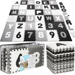Springos Speelmat | Speelmat Foam | Puzzelmat | 36 Stukken | Letters & Cijfers | 175 X 175 CM
